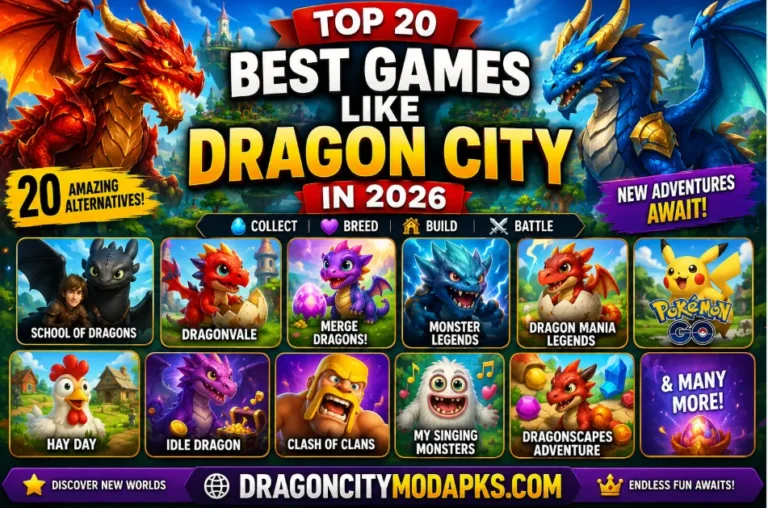Top 20 Best Games Like Dragon City in 2026 [Best Picks]